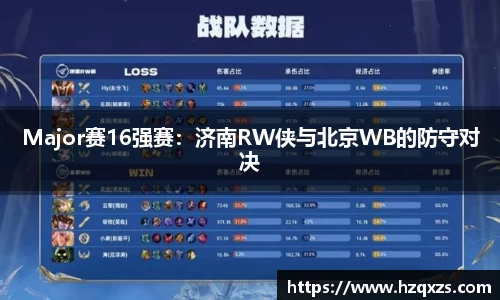 Major赛16强赛：济南RW侠与北京WB的防守对决